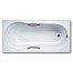 Kaldewei Ambiente Aquamarin Star 281 Ванна стальная 180х80см, белая+отв.под ручки+anti-slip