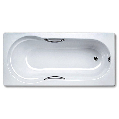 Kaldewei Ambiente Aquamarin Star 281 Ванна стальная 180х80см, белая+отв.под ручки+anti-slip