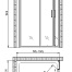 Gemy VICTORIA S30192 душевой уголок 1000x900