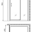 Gemy SUNNY BAY S28131B/A2 душевой уголок 1200x900