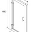 Excellent 600 KAAC.DY-P0151.900.CR душевая дверь