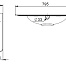 Am.Pm "Bliss D" M55WPX0801WG Раковина мебельная 800 мм