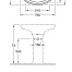 Villeroy&Boch Amadea пьедестал для раковины 7185 75  (7285 00 R1 )