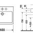 Раковина Duravit Vero 0454600000 60 см
