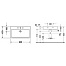Раковина Duravit Vero 0454800000 80 см