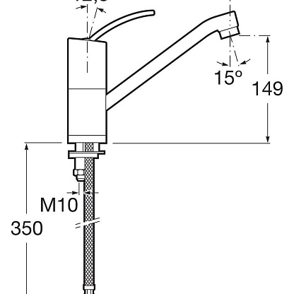 Смеситель для кухни Roca Moai 5A8146C00
