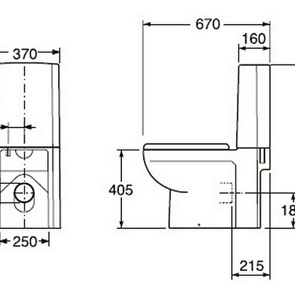 Gustavsberg ARTic 4310 унитаз-компакт с бачком (GB114310301231/114310301737)