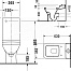 Duravit Puravida Унитаз напольный с бачком 0872700005 (2119090000)