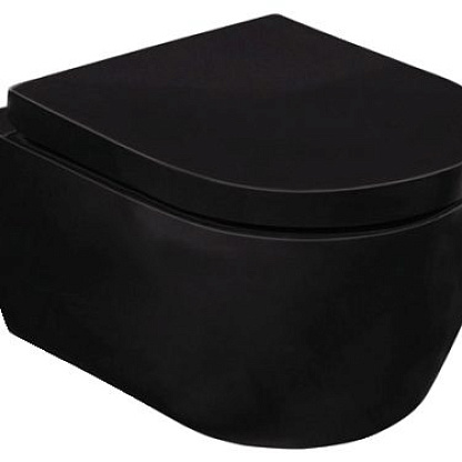 SSWW CT2037V (NC4411) black подвесной унитаз