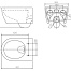 SSWW CT2037V (NC4411) black подвесной унитаз