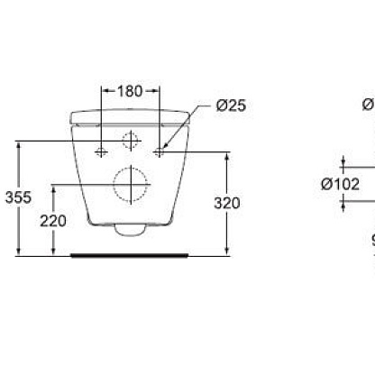 Унитаз подвесной Ideal Standard Connect E804601