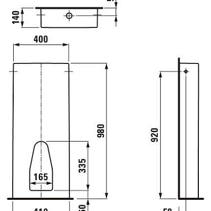 Бачок для унитаза Laufen Kartell 8.2866.1.000.731.1