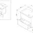Am.Pm Bliss D M55FHX0602WG64 База под раковину подвесная, 60 см