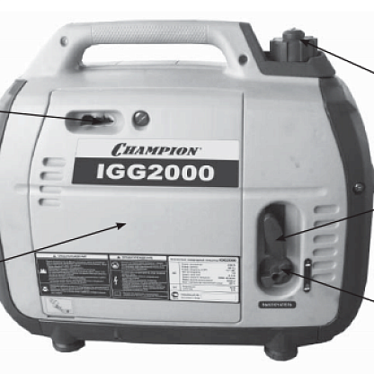 CHAMPION IGG1100 Бензиновый генератор в шумозащитном корпусе