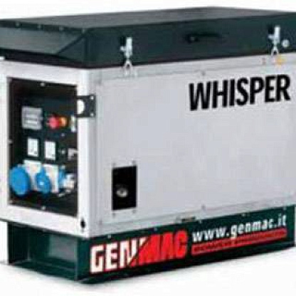 GENMAC Whisper 10100 KE Бензиновый генератор в шумозащитном кожухе