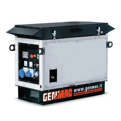GENMAC Whisper 10100 KE Бензиновый генератор в шумозащитном кожухе