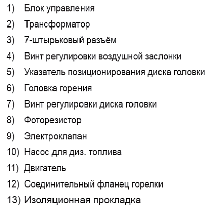BALTUR BTL 6 H горелка диз. 1-но ступ. подогрев. (31,9-74,3 кВт)
