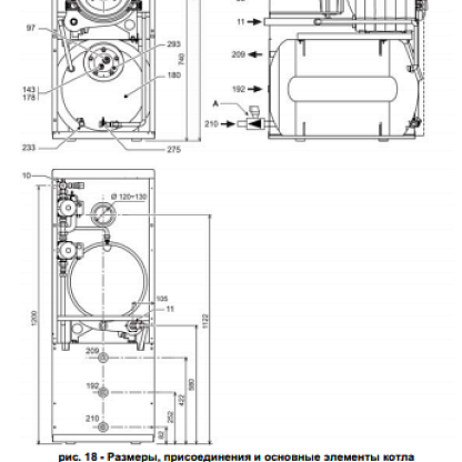 Котел газовый напольный FERROLI Atlas D42 K 100