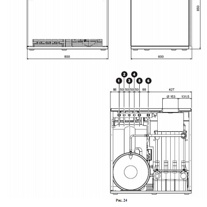 Газовый напольный котел Lamborghini ERA F 32 B 60 (BS)
