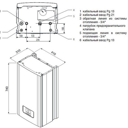 Котёл электрический PROTHERM Скат 18 кВт