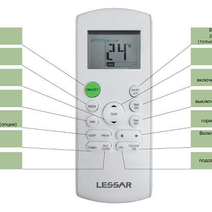 Lessar Winter Master Cool+ LS-H36KPA2/LU-H36KPA2-43WM сплит-система