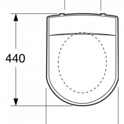 Крышка-сиденье Gustavsberg Logic 9M11S101 с микролифтом