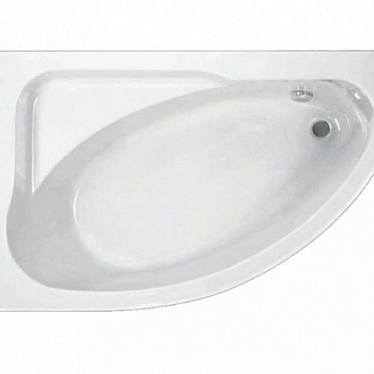 Jika 2366400000001 ванна SPIRIT акр прав/163x104/ (бел.), без монт.комплекта