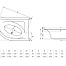 Excellent AQUARELLA 150x100 L акриловая ванна WAEX.ARL15WH