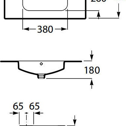 Раковина Roca Victoria 32782100Y 60 см
