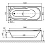 Excellent SEKWANA 140 акриловая ванна 1400x700 WAEX.SEK14WH