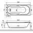 Excellent SEKWANA 160 акриловая ванна 1600x700 WAEX.SEK16WH