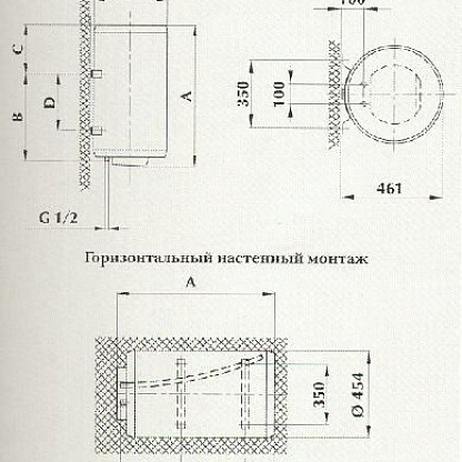 Gorenje GBFU 120 EB6 водонагреватель электрический накопительный