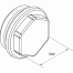REHAU  заглушка  G1 11316551001