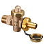Oventrop KFE кран(тяжелая модель), Ду10, R 3/8"НР, PN16, бронза, DIN 3848. Арт 1032003