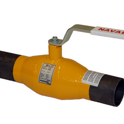 Naval DN 80 PN 25 Кран шаровой стальной сварной для газа