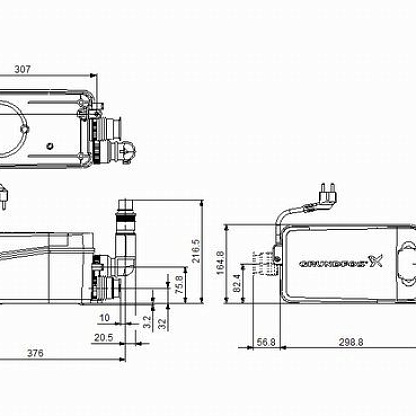 Grundfos Sololift2 D-2 Канализационная установка 97775318 (97775323)