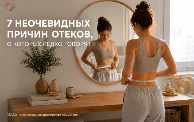 7 НЕОЧЕВИДНЫХ ПРИЧИН ОТЕКОВ, О КОТОРЫХ РЕДКО ГОВОРЯТ