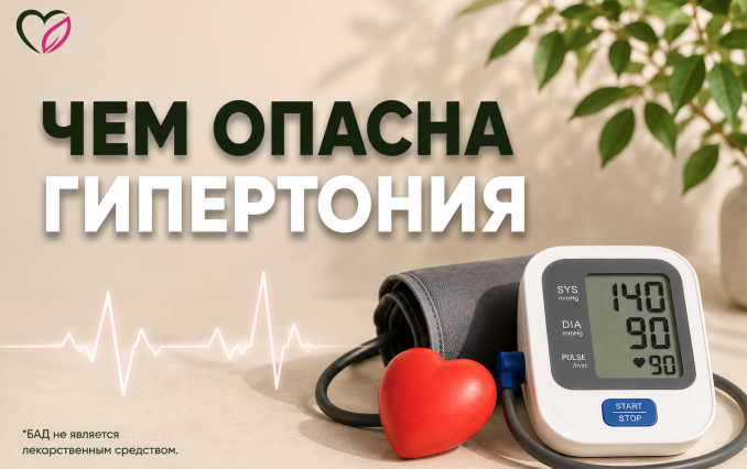 ЧЕМ ОПАСНА ГИПЕРТОНИЯ: ПОЧЕМУ ВАЖНО ДЕРЖАТЬ ДАВЛЕНИЕ ПОД КОНТРОЛЕМ