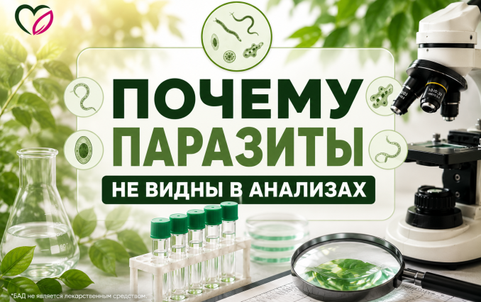 ПОЧЕМУ ПАРАЗИТЫ НЕ ВИДНЫ В АНАЛИЗАХ: ПРИЧИНЫ ЛОЖНООТРИЦАТЕЛЬНЫХ РЕЗУЛЬТАТОВ