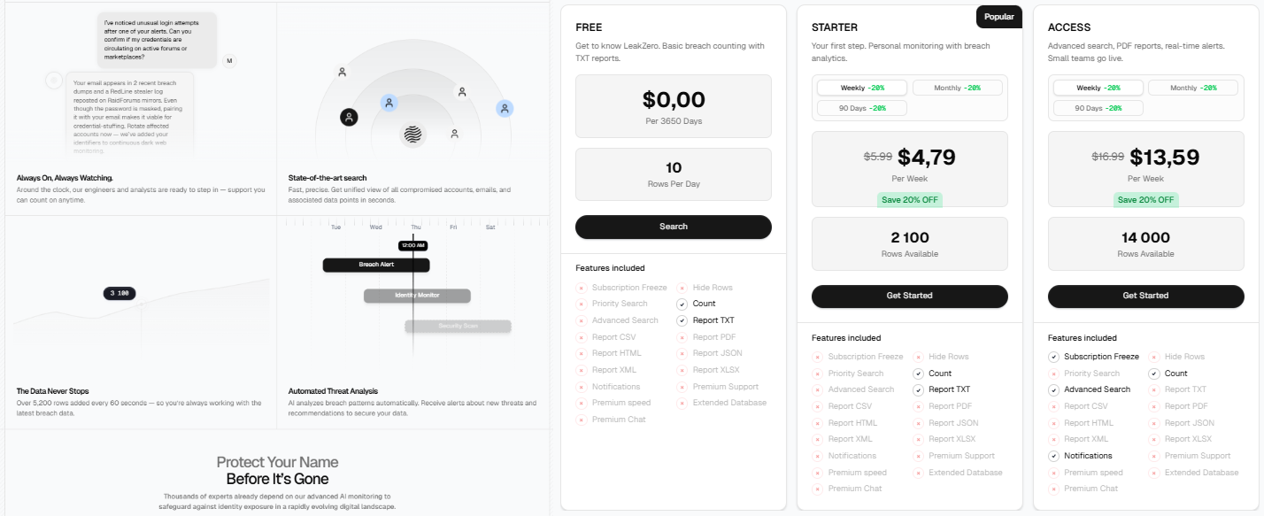 Figure 40. Stealer log marketplace