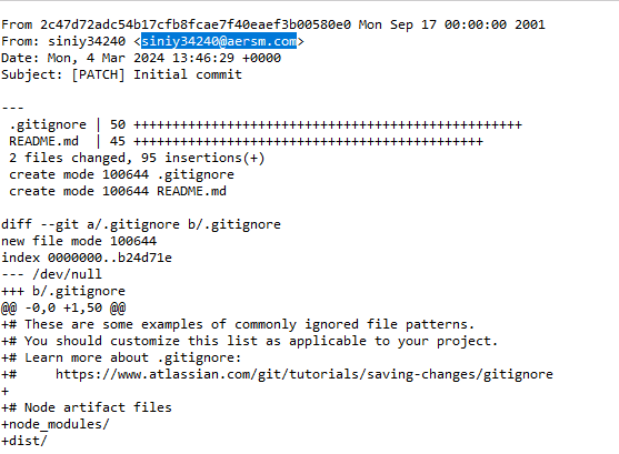 Рисунок 5 — Первый коммит на репозиторий bitbucket.org/fasf24124