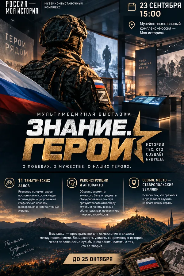 Выставка «Знание. Герои»
