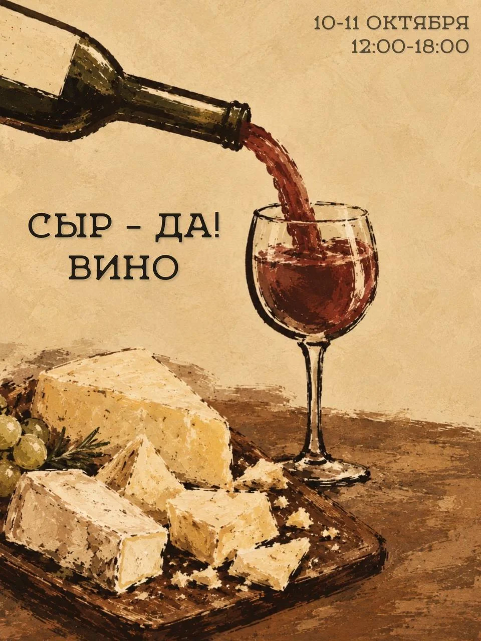 Сыр да вино: дегустация на Граде Креста