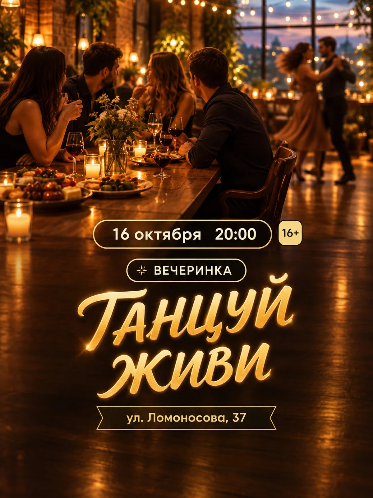 Ешь. Танцуй. Живи. Вечер в «Барбари»