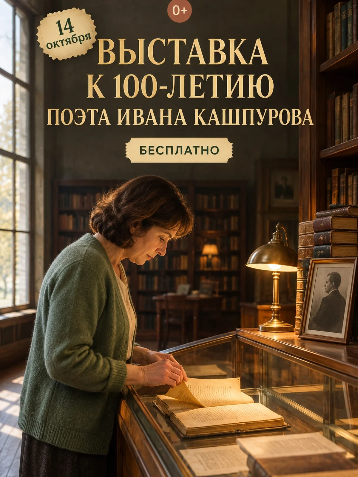Выставка к 100-летию поэта Ивана Кашпурова
