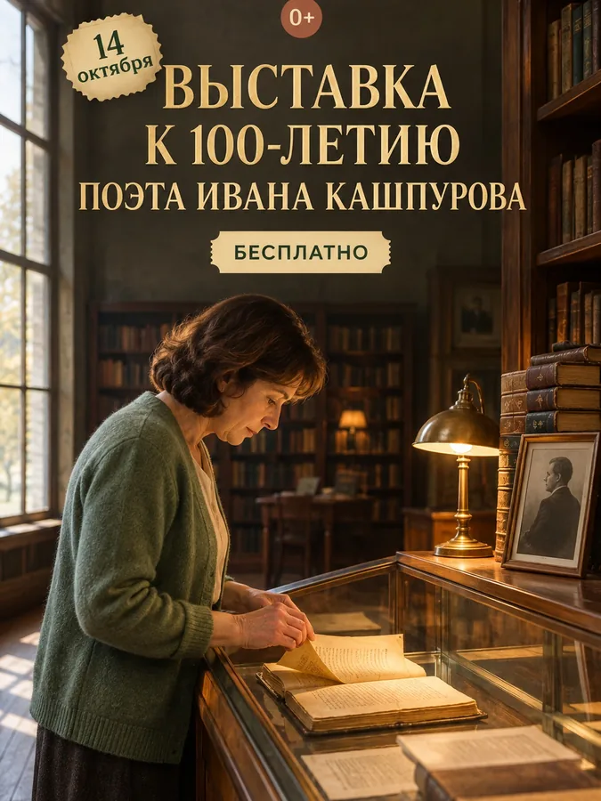 Выставка к 100-летию поэта Ивана Кашпурова
