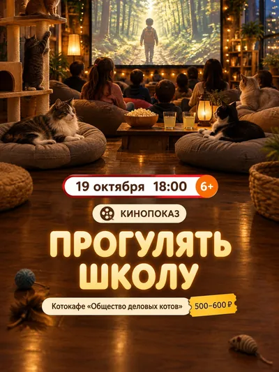 Кинопоказ «Как прогулять школу с пользой»