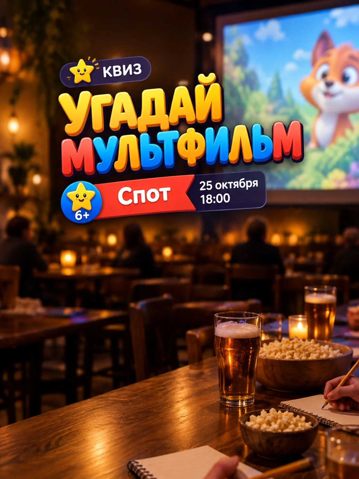Угадай мультфильм