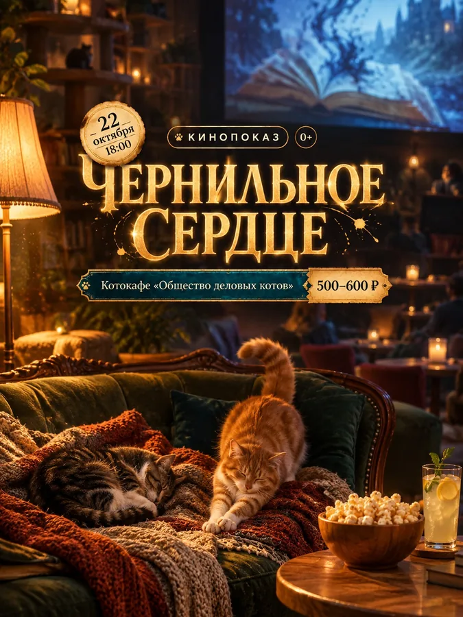 «Чернильное сердце»: кино с котиками